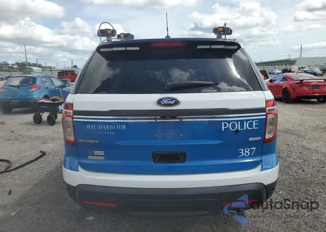 2015 Ford Explorer Police Interceptor из США, поврежденный, VIN 1FM5K8AR7FGB61310